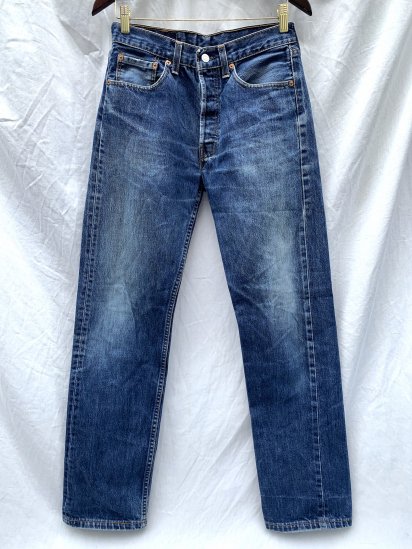 <img class='new_mark_img1' src='https://img.shop-pro.jp/img/new/icons50.gif' style='border:none;display:inline;margin:0px;padding:0px;width:auto;' />90's ~ Vintage Levi's 501 Denim Pants Made in UK