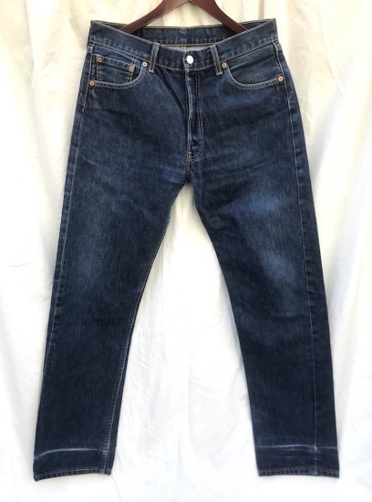 90's ~ Old Euro Levi's 501 Made in Turkey Indigo (33 x 33