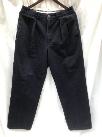 <img class='new_mark_img1' src='https://img.shop-pro.jp/img/new/icons50.gif' style='border:none;display:inline;margin:0px;padding:0px;width:auto;' />Old Ralph Lauren Pleated Front Chino Trousers MADE IN MEXICO 32 x 29