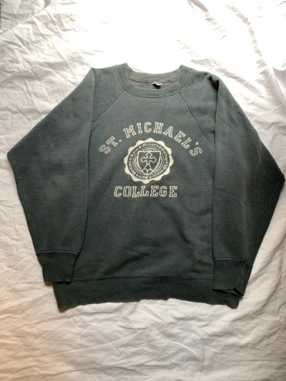 60's Vintage College Sweat MADE IN USA 