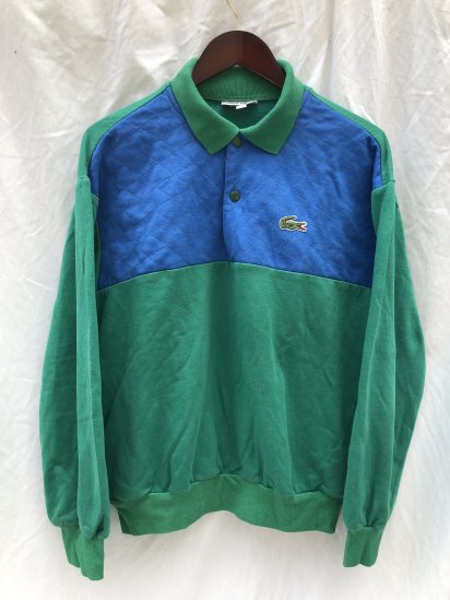 <img class='new_mark_img1' src='https://img.shop-pro.jp/img/new/icons50.gif' style='border:none;display:inline;margin:0px;padding:0px;width:auto;' />70's Vintage Lacoste Half Neck Sweat Shirts Made in France