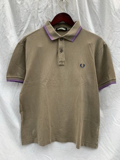 <img class='new_mark_img1' src='https://img.shop-pro.jp/img/new/icons50.gif' style='border:none;display:inline;margin:0px;padding:0px;width:auto;' />90's Old Fred Perry S/S Polo Shirts Made in Italy L.Olive