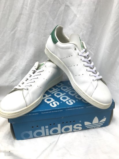 <img class='new_mark_img1' src='https://img.shop-pro.jp/img/new/icons50.gif' style='border:none;display:inline;margin:0px;padding:0px;width:auto;' />90's Dead Stock Vintage Adidas Stan Smith  Made in PORTUGAL