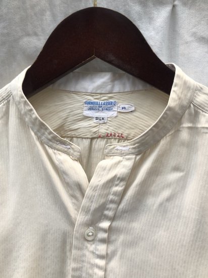 40's Vintage Turnbull&Asser Bespoke Band Collar Shirts 