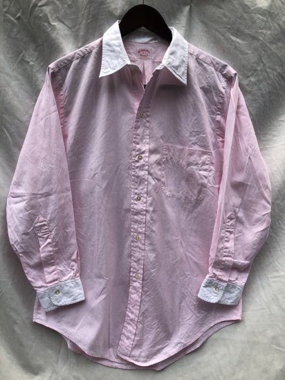 <img class='new_mark_img1' src='https://img.shop-pro.jp/img/new/icons50.gif' style='border:none;display:inline;margin:0px;padding:0px;width:auto;' />60's Vintage Brooks Brothers 6B Cleric Shirts Made in U.S.A