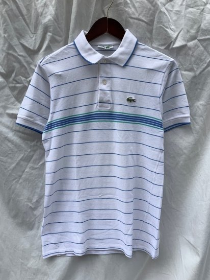 <img class='new_mark_img1' src='https://img.shop-pro.jp/img/new/icons50.gif' style='border:none;display:inline;margin:0px;padding:0px;width:auto;' />70's ~ 80's Vintage Lacoste Polo Shirts Made in France Border