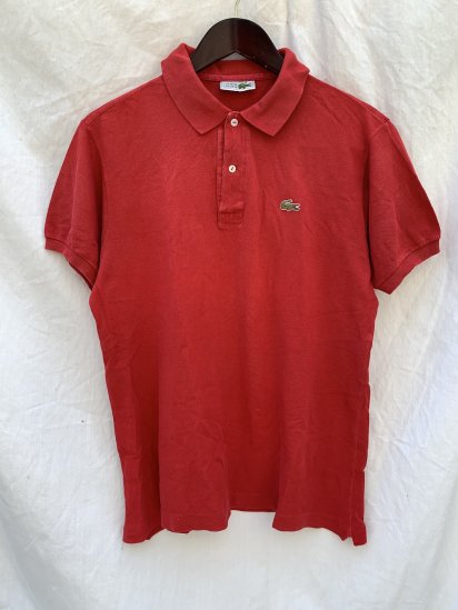 <img class='new_mark_img1' src='https://img.shop-pro.jp/img/new/icons50.gif' style='border:none;display:inline;margin:0px;padding:0px;width:auto;' />70's Vintage Lacoste S/S Polo Shirts Made in France