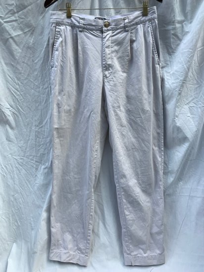 <img class='new_mark_img1' src='https://img.shop-pro.jp/img/new/icons50.gif' style='border:none;display:inline;margin:0px;padding:0px;width:auto;' />Old Ralph Lauren 2 Pleated Front Chino Trousers Natural (SIZE : 33 x 32)