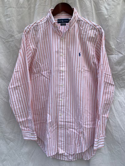 <img class='new_mark_img1' src='https://img.shop-pro.jp/img/new/icons50.gif' style='border:none;display:inline;margin:0px;padding:0px;width:auto;' />90's Old Ralph Lauren Broad BD Shirts  (SIZE : 15 1/2)