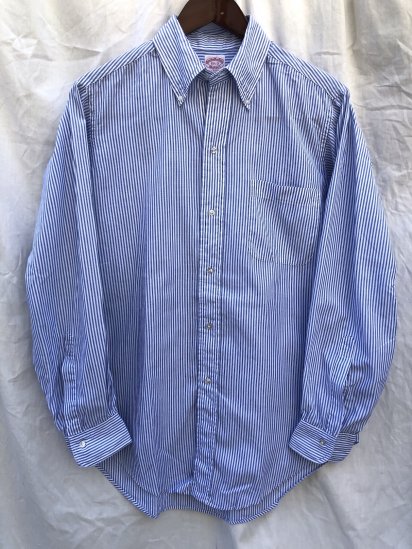 60's Vintage Brooks Brothers 6 Button Front B.D Shirts Made in