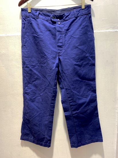<img class='new_mark_img1' src='https://img.shop-pro.jp/img/new/icons50.gif' style='border:none;display:inline;margin:0px;padding:0px;width:auto;' />60's Vintage Pigeon Voyageur Cotton Work Pants Made In France