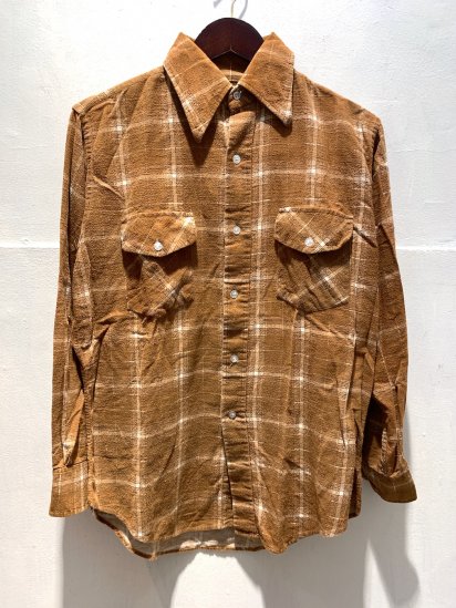 70-80's Vintage Kmart Flannel Print Check Shirts