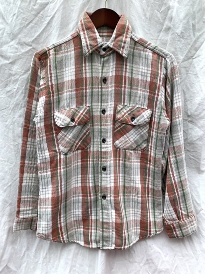 70's ~ 80's Vintage Five Brothers Cotton 100% Flannel Shirts Made in USA
