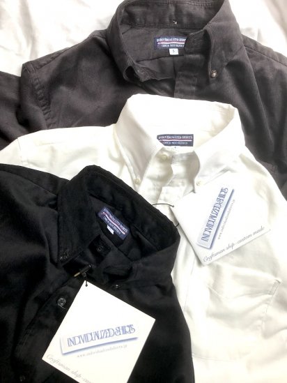 INDIVIDUALIZED SHIRTS x ILLMINATE 6 Button Corduroy Shirts MADE IN U.S.A 