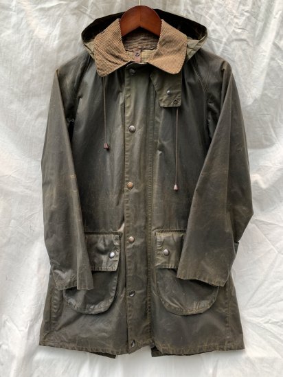 70-80's Vintage Britton by Belstaff Oiled Cotton Jacket With Hood