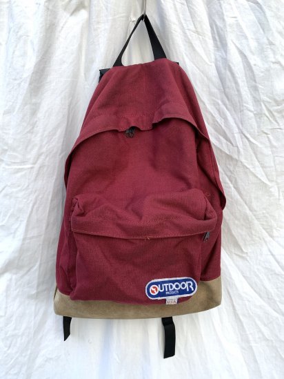<img class='new_mark_img1' src='https://img.shop-pro.jp/img/new/icons50.gif' style='border:none;display:inline;margin:0px;padding:0px;width:auto;' />80s Old Outdoor Back Pack Made In USA / Burgundy