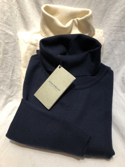 <img class='new_mark_img1' src='https://img.shop-pro.jp/img/new/icons50.gif' style='border:none;display:inline;margin:0px;padding:0px;width:auto;' />John Smedley Extra Fine Merino Wool Knit BELVOIR PULLOVER Made in England
