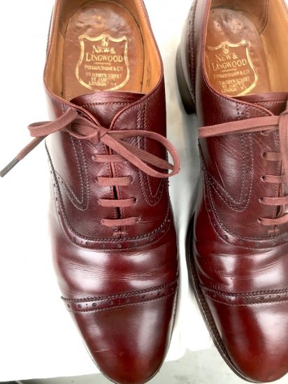 70-80's Vintage New & Lingwood/POULSEN SKONE Cap toe Made by ...