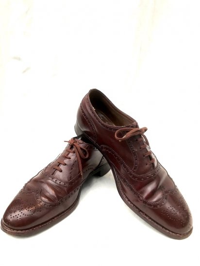 <img class='new_mark_img1' src='https://img.shop-pro.jp/img/new/icons50.gif' style='border:none;display:inline;margin:0px;padding:0px;width:auto;' />60-70's Vintage Harrods Brogue Shoes Made by Edward Green Made in England
