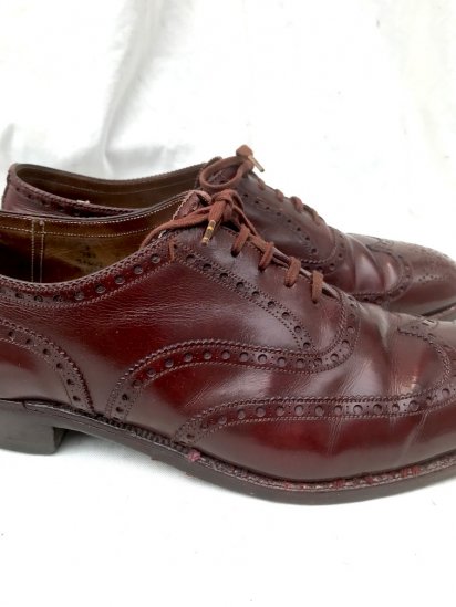 60-70's Vintage Harrods Brogue Shoes Made by Edward Green Made in England -  ILLMINATE Official Online Shop