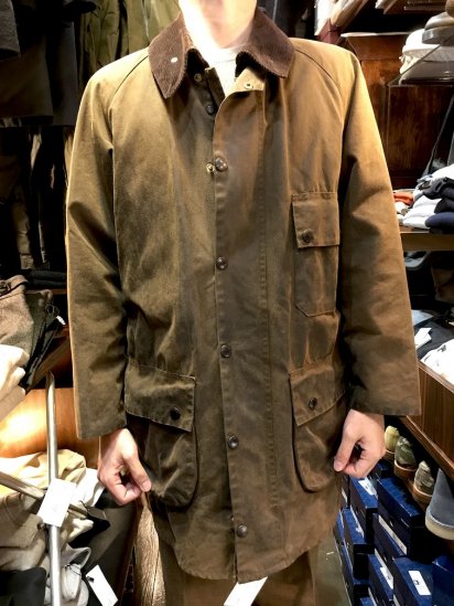 スペシャルレア！ Barbour 80's 3ワラント ビンテージ 8oz BORDER