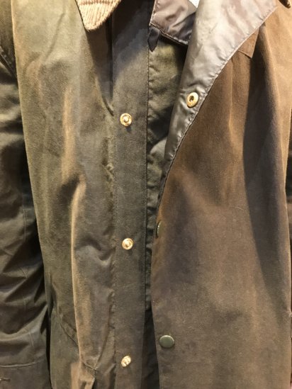 70´s barbour 3/4 coat threequarter 1ワラント 最安販売中