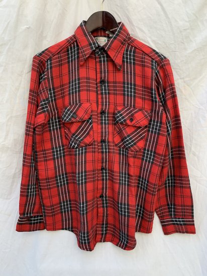 <img class='new_mark_img1' src='https://img.shop-pro.jp/img/new/icons50.gif' style='border:none;display:inline;margin:0px;padding:0px;width:auto;' />60's Vintage Five Brothers  Heavy Flannel Shirts Made in USA