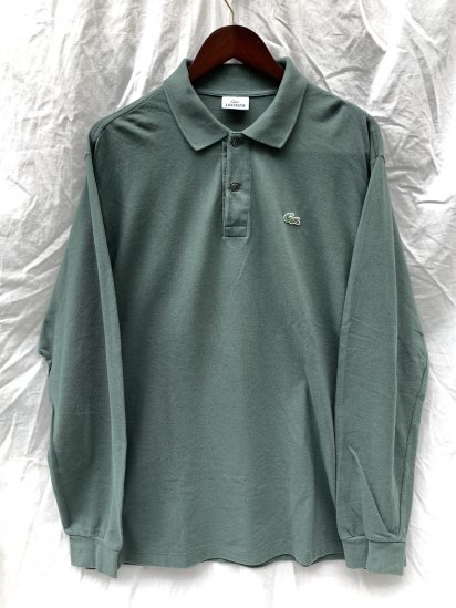 <img class='new_mark_img1' src='https://img.shop-pro.jp/img/new/icons50.gif' style='border:none;display:inline;margin:0px;padding:0px;width:auto;' />~00's Vintage Lacoste L/S Polo Shirts Teal Green