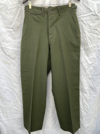 <img class='new_mark_img1' src='https://img.shop-pro.jp/img/new/icons50.gif' style='border:none;display:inline;margin:0px;padding:0px;width:auto;' />50s Vintage DeadStock US Army Wool Trousers