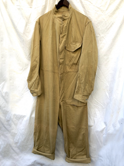 1944 Dated 40's Vintage Dead Stock British Indian Army Khaki Drill Jumpsuit