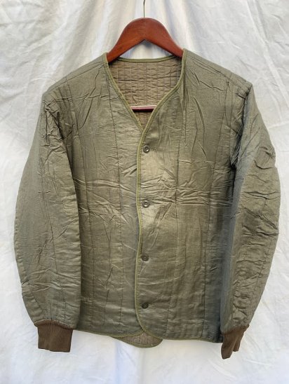 <img class='new_mark_img1' src='https://img.shop-pro.jp/img/new/icons50.gif' style='border:none;display:inline;margin:0px;padding:0px;width:auto;' />60's~ Vintage Dead Stock Czech Army Liner Jacket / 1