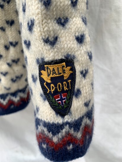 90's ~ Old DALE OF NORWAY Half Zip Nordic Sweater Made in Norway -  ILLMINATE Official Online Shop