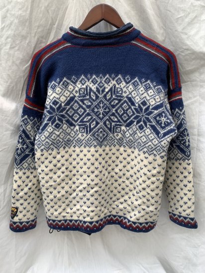 90's ~ Old DALE OF NORWAY Half Zip Nordic Sweater Made in Norway -  ILLMINATE Official Online Shop