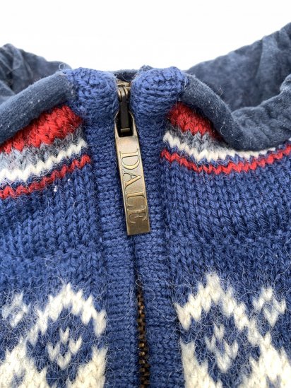 90's ~ Old DALE OF NORWAY Half Zip Nordic Sweater Made in Norway