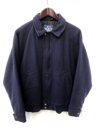 <img class='new_mark_img1' src='https://img.shop-pro.jp/img/new/icons50.gif' style='border:none;display:inline;margin:0px;padding:0px;width:auto;' />80s Vintage Woolrich Wool Jacket Made in U.S.A Navy