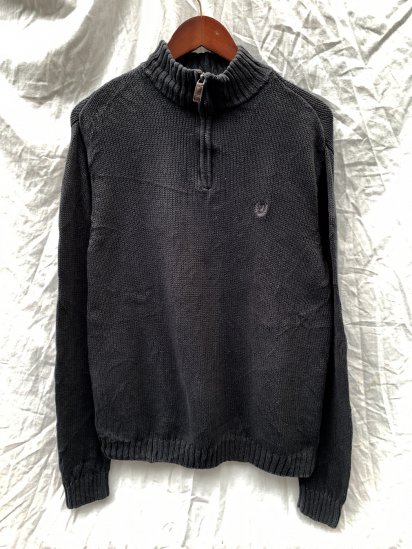 <img class='new_mark_img1' src='https://img.shop-pro.jp/img/new/icons50.gif' style='border:none;display:inline;margin:0px;padding:0px;width:auto;' />Old CHAPS Cotton Knit Half Zip Sweater