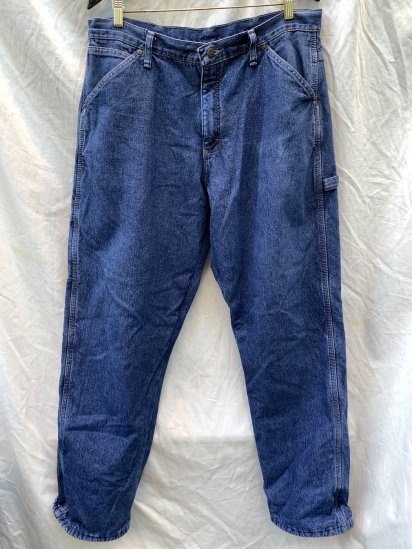 <img class='new_mark_img1' src='https://img.shop-pro.jp/img/new/icons50.gif' style='border:none;display:inline;margin:0px;padding:0px;width:auto;' />~90's Old Wrangler Denim Painter Pants with Fleece Lining Made in Mexico (Size: 37 x 35)