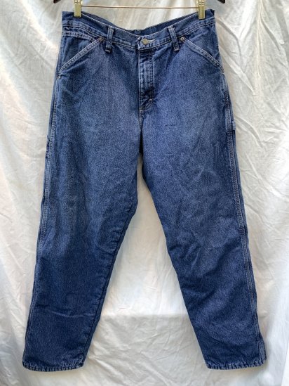<img class='new_mark_img1' src='https://img.shop-pro.jp/img/new/icons50.gif' style='border:none;display:inline;margin:0px;padding:0px;width:auto;' />~90's Old Wrangler Denim Painter Pants with Fleece Lining Made in Mexico (Size: 34 x 32)
