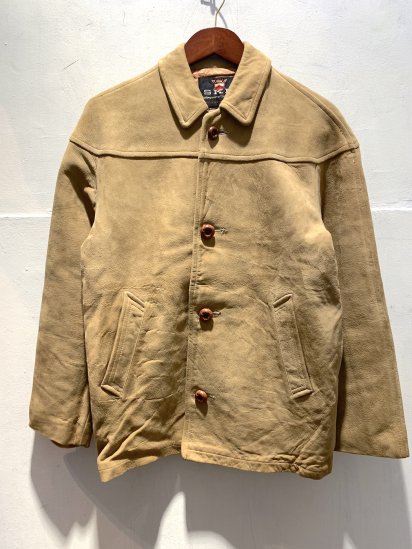 <img class='new_mark_img1' src='https://img.shop-pro.jp/img/new/icons50.gif' style='border:none;display:inline;margin:0px;padding:0px;width:auto;' />60-70's Vintage SKM Outerwear of Distinction Quilon Leather Jacket Made by DUPONT