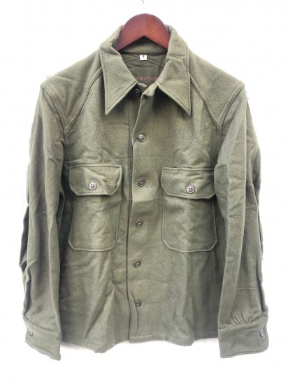 <img class='new_mark_img1' src='https://img.shop-pro.jp/img/new/icons50.gif' style='border:none;display:inline;margin:0px;padding:0px;width:auto;' />50's Vintage US Army Cold Weather Wool Field Shirts (SIZE : M) / 1
