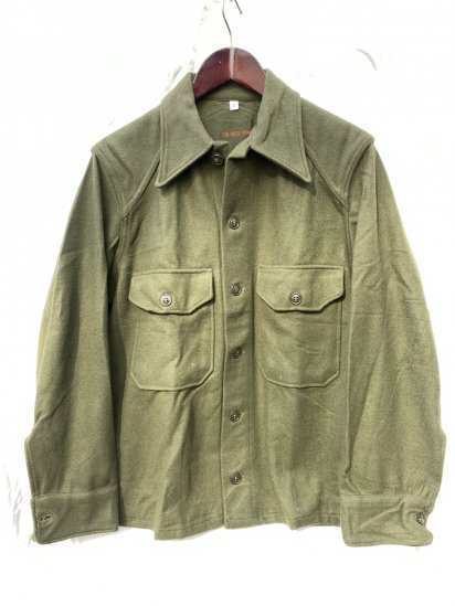 <img class='new_mark_img1' src='https://img.shop-pro.jp/img/new/icons50.gif' style='border:none;display:inline;margin:0px;padding:0px;width:auto;' />50's Vintage US Army Cold Weather Wool Field Shirts (SIZE : M) / 2