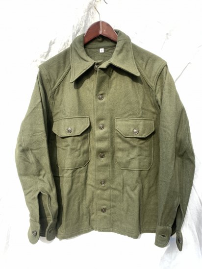 <img class='new_mark_img1' src='https://img.shop-pro.jp/img/new/icons50.gif' style='border:none;display:inline;margin:0px;padding:0px;width:auto;' />50's Vintage US Army Cold Weather Wool Field Shirts (SIZE : M) / 3