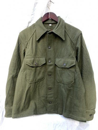 <img class='new_mark_img1' src='https://img.shop-pro.jp/img/new/icons50.gif' style='border:none;display:inline;margin:0px;padding:0px;width:auto;' />50's Vintage US Army Cold Weather Wool Field Shirts (SIZE : M) / 5