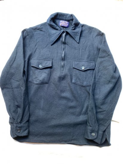 <img class='new_mark_img1' src='https://img.shop-pro.jp/img/new/icons50.gif' style='border:none;display:inline;margin:0px;padding:0px;width:auto;' />70-80's Vintage Pendleton Half Zip Wool Shirts Made in USA / 2