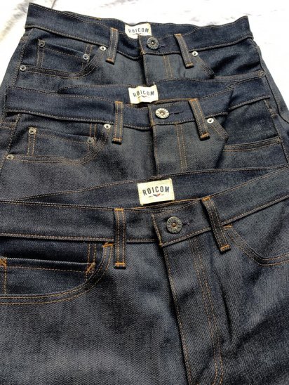 <img class='new_mark_img1' src='https://img.shop-pro.jp/img/new/icons50.gif' style='border:none;display:inline;margin:0px;padding:0px;width:auto;' />ROICOM Made in USA 5 Pocket Selvedge Denim Pants
