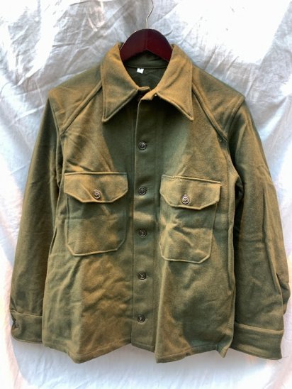 <img class='new_mark_img1' src='https://img.shop-pro.jp/img/new/icons50.gif' style='border:none;display:inline;margin:0px;padding:0px;width:auto;' />50's Vintage US Army Cold Weather Wool Field Shirts (SIZE : M) / 7