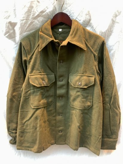 <img class='new_mark_img1' src='https://img.shop-pro.jp/img/new/icons50.gif' style='border:none;display:inline;margin:0px;padding:0px;width:auto;' />50's Vintage US Army Cold Weather Wool Field Shirts (SIZE : M) / 8