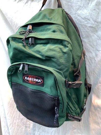 80s Old Eastpak Back Pack Made In USA / Green - ILLMINATE Official