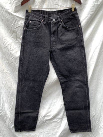 90's OLD Wrangler Black Denim Pants Made in USA (SIZE : 31×31)