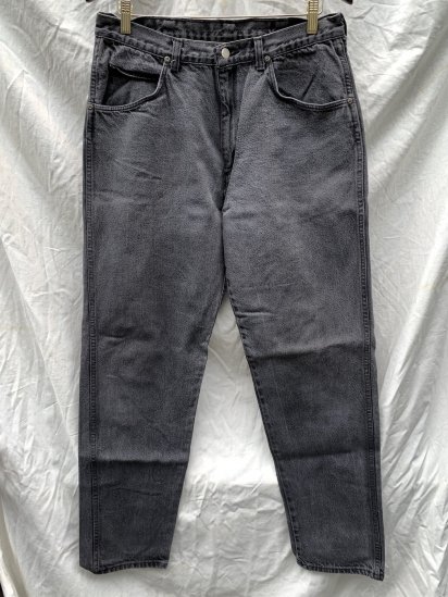 90's OLD Wrangler Black Denim Pants Made in USA (SIZE : 33×33)